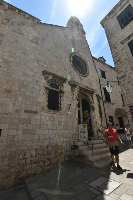 Vroegere Domino kerk Dubrovnik in Dubrovnic / KROATI 