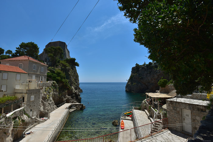 Baai Dubrovnik in Dubrovnic / KROATI 