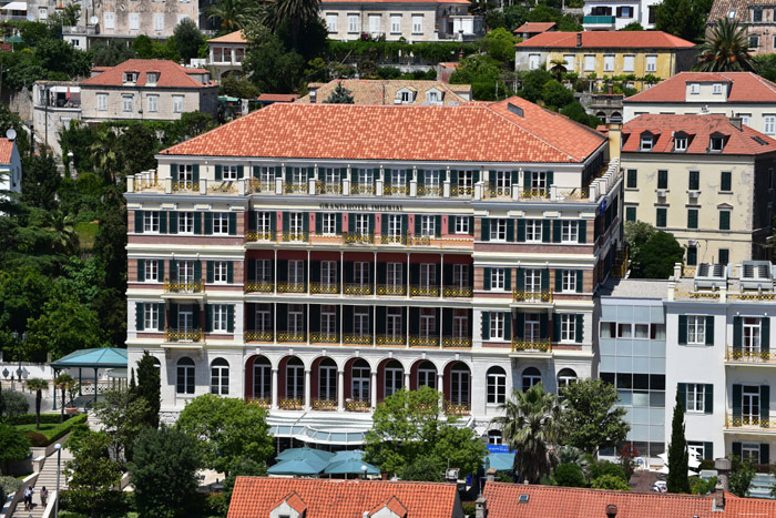 View on Grand Hotel Imperial Dubrovnik in Dubrovnic / CROATIA 