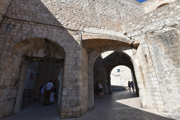 Od Ploca Poort Dubrovnik in Dubrovnic / KROATI 