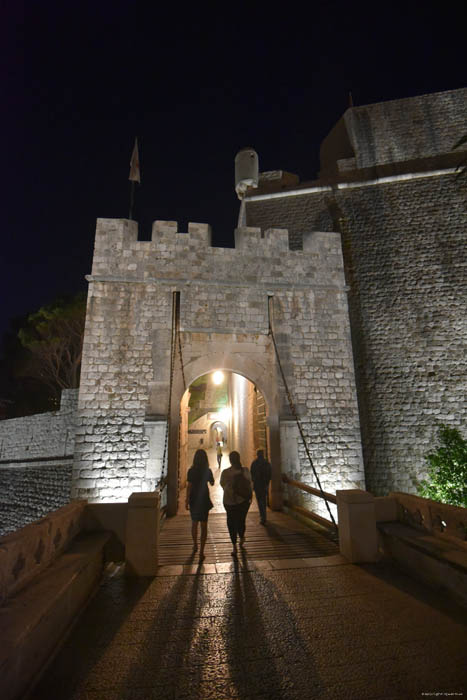 Od Ploca Poort Dubrovnik in Dubrovnic / KROATI 