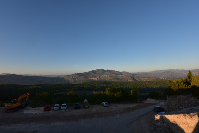 Mountain view Dubrovnik in Dubrovnic / CROATIA 