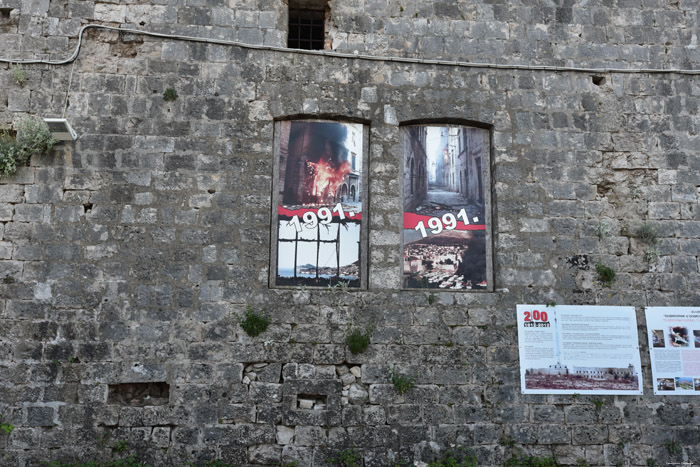 Museum over 1991 Dubrovnik in Dubrovnic / KROATI 