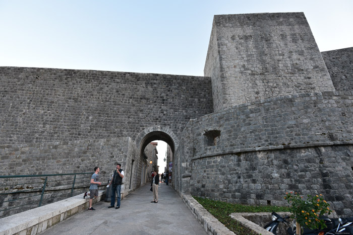 Poort Dubrovnik in Dubrovnic / KROATI 