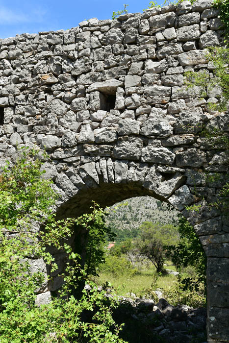 Ruines de Chteau Dillultnnum Fortress Hutovo  Neum / Bosnie-Herzegovina 