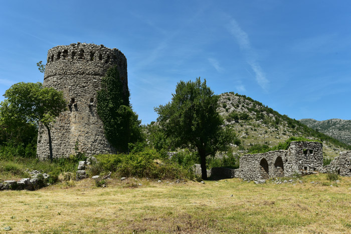 Castle Ruins Dillultnnum Fortress Hutovo in Neum / Bosnia-Herzegovina 