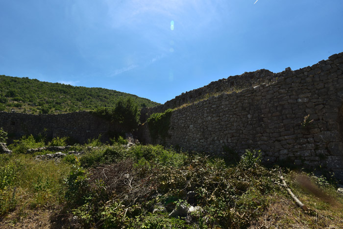 Ruines de Chteau Dillultnnum Fortress Hutovo  Neum / Bosnie-Herzegovina 