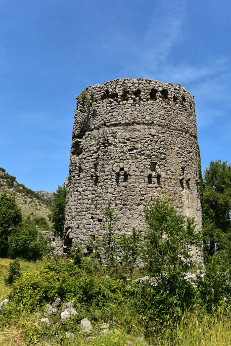 Castle Ruins Dillultnnum Fortress Hutovo in Neum / Bosnia-Herzegovina 