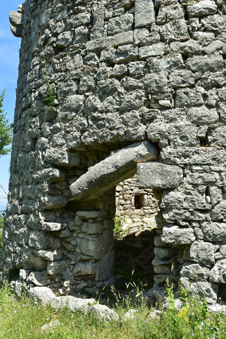 Castle Ruins Dillultnnum Fortress Hutovo in Neum / Bosnia-Herzegovina 