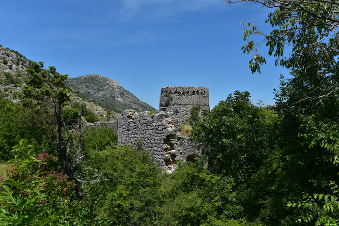 Ruines de Chteau Dillultnnum Fortress Hutovo  Neum / Bosnie-Herzegovina 