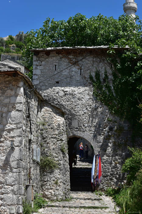 Stadspoort Pocitelj in Capljina / Boznie-Herzegovina 