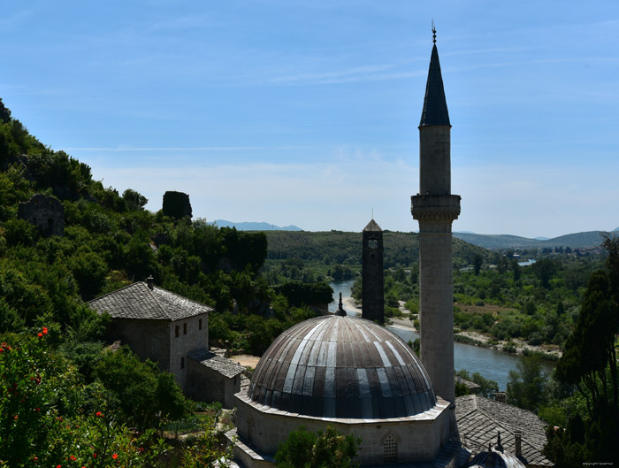 Mosque Pocitelj in Capljina / Bosnia-Herzegovina 