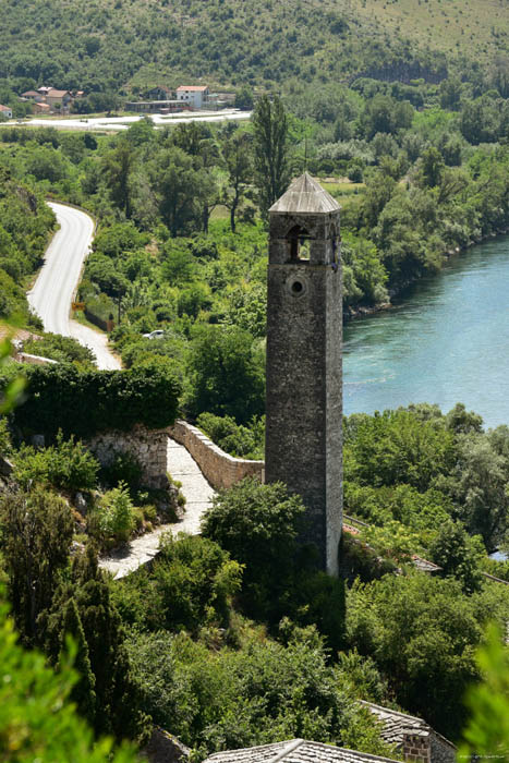 Klokketoren Pocitelj in Capljina / Boznie-Herzegovina 