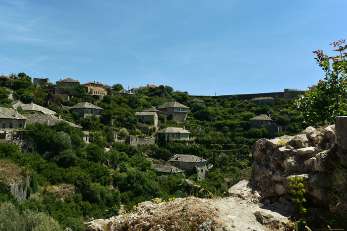 Stadzichten Pocitelj in Capljina / Boznie-Herzegovina 