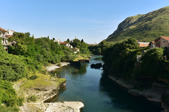 Neretva Rivier Mostar / Boznie-Herzegovina 