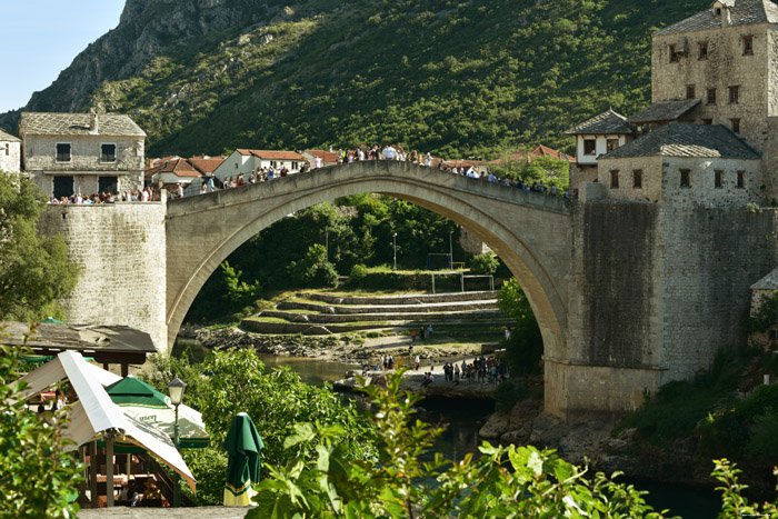 Stari Most brug Mostar / Boznie-Herzegovina 