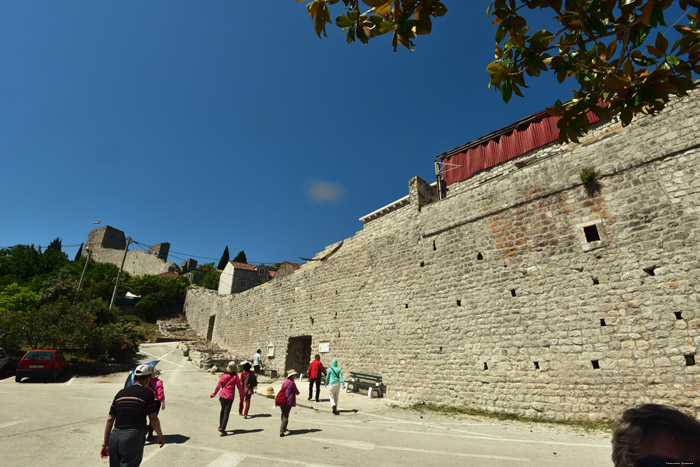 Ruins of Castle - City Walls Ston / CROATIA 