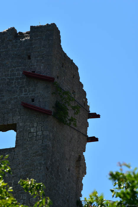 Ruins of Castle - City Walls Ston / CROATIA 