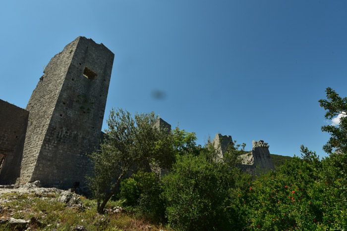 Ruins of Castle - City Walls Ston / CROATIA 