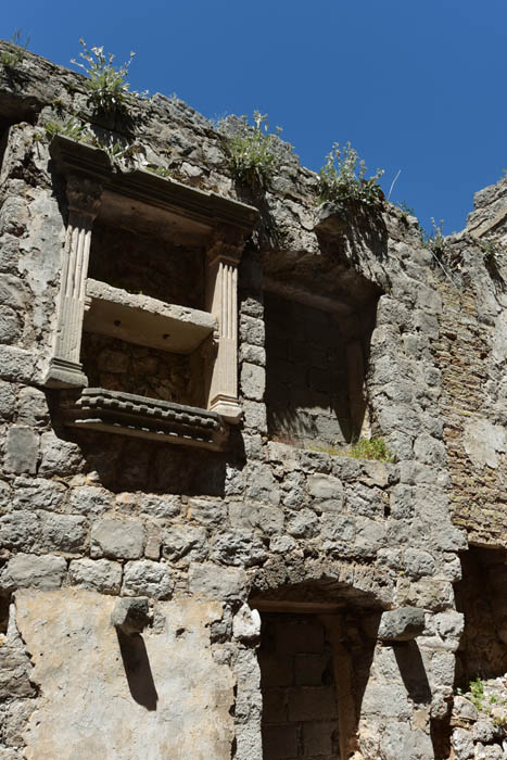 Ruins of Castle - City Walls Ston / CROATIA 