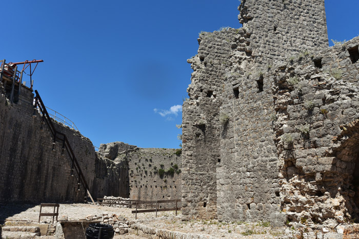 Ruins of Castle - City Walls Ston / CROATIA 