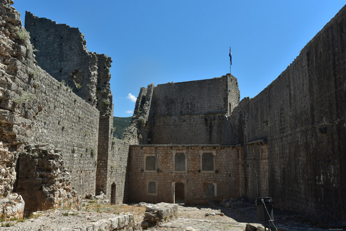 Ruins of Castle - City Walls Ston / CROATIA 