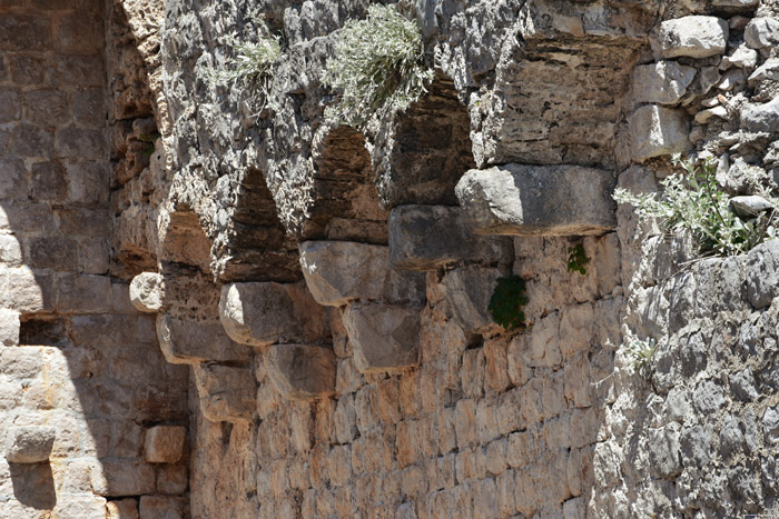 Ruins of Castle - City Walls Ston / CROATIA 