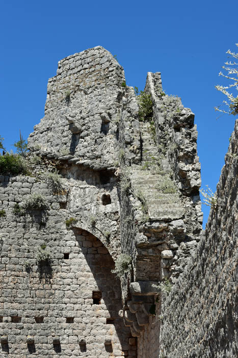 Ruins of Castle - City Walls Ston / CROATIA 