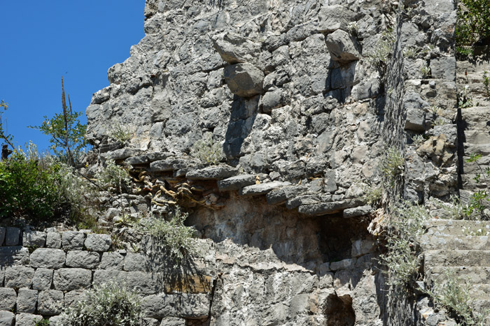 Ruins of Castle - City Walls Ston / CROATIA 