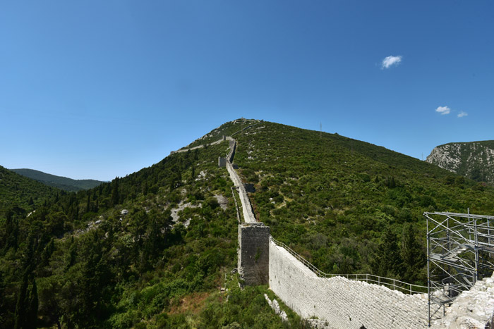 Ruins of Castle - City Walls Ston / CROATIA 