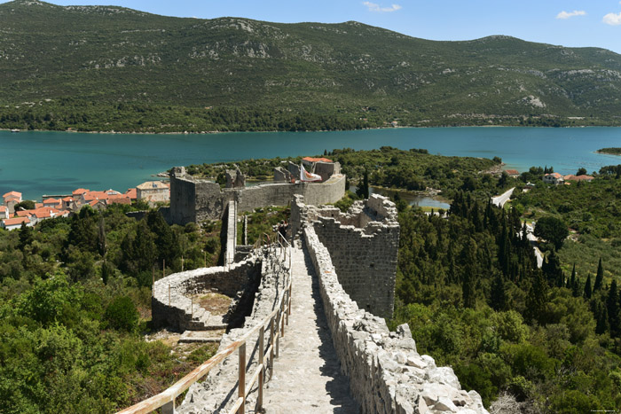 Ruins of Castle - City Walls Ston / CROATIA 