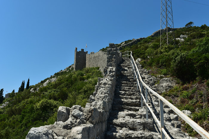 Ruins of Castle - City Walls Ston / CROATIA 