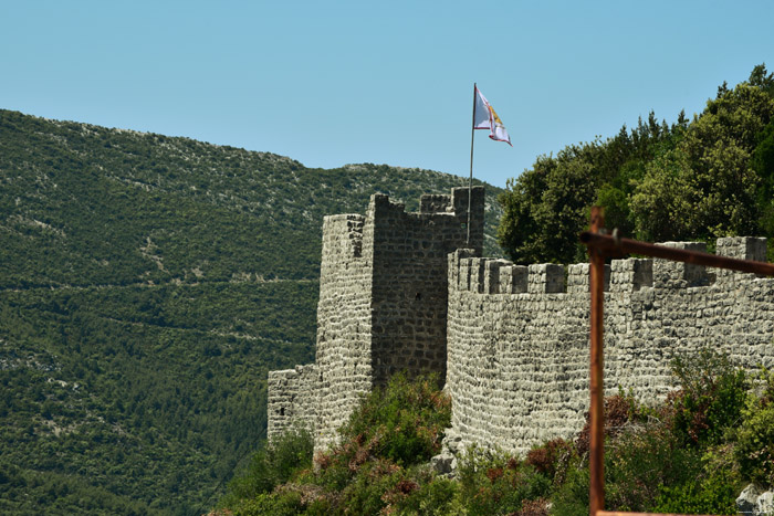 Ruins of Castle - City Walls Ston / CROATIA 