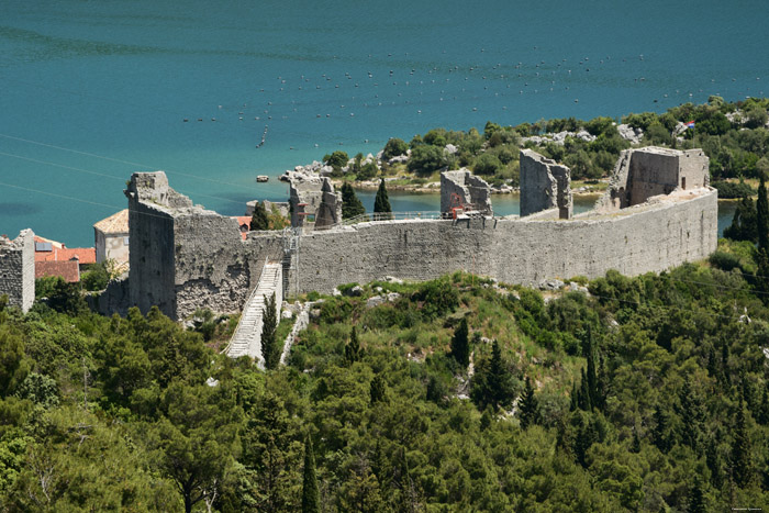 Ruins of Castle - City Walls Ston / CROATIA 