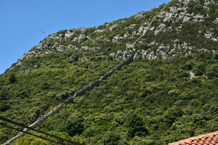 Ruins of Castle - City Walls Ston / CROATIA 