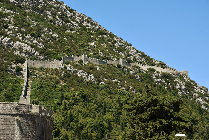 Ruins of Castle - City Walls Ston / CROATIA 