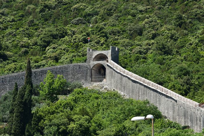 Ruins of Castle - City Walls Ston / CROATIA 