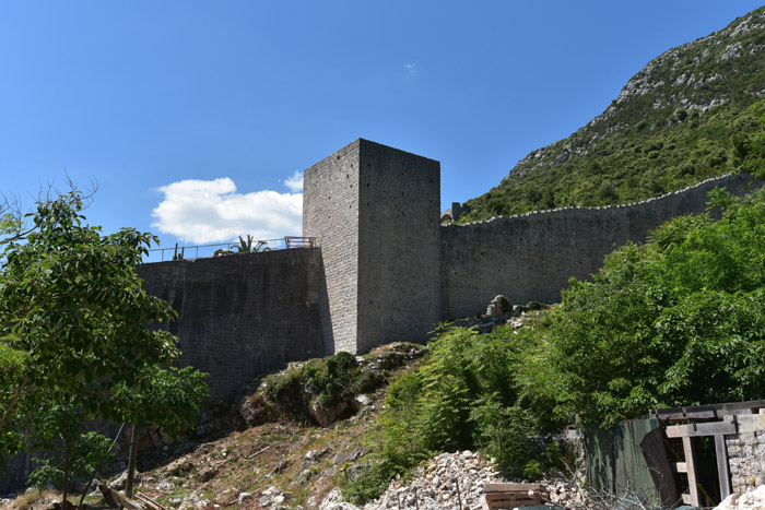 Ruins of Castle - City Walls Ston / CROATIA 