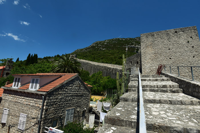 Ruins of Castle - City Walls Ston / CROATIA 