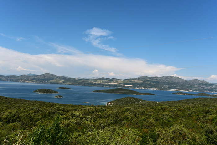 Uitzicht Luka Dubrava in Ston / KROATI 