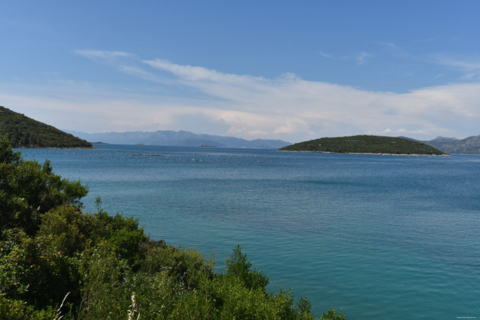 Zicht Luka Dubrava in Ston / KROATI 