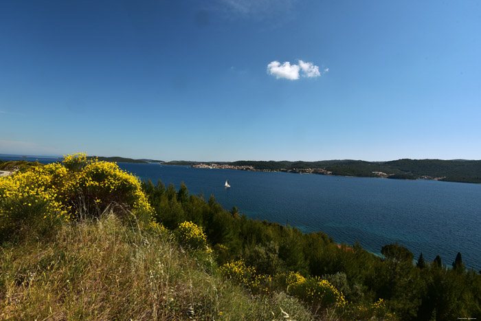 Uitzicht op zee Orbic / KROATI 