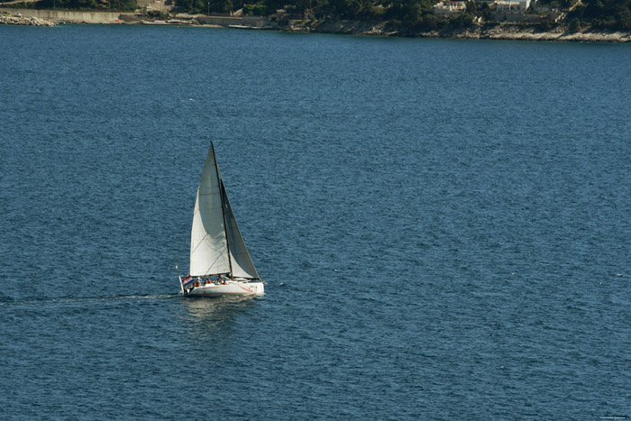 Uitzicht op zee Orbic / KROATI 