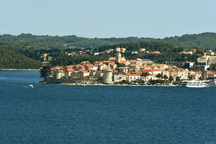 Uitzicht op Korcula Orbic / KROATI 