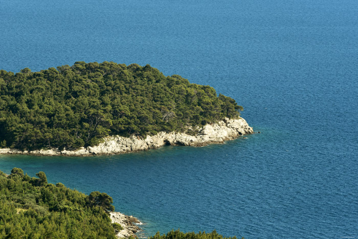 Uitzicht op Adriatische zee Pijavicino / KROATI 