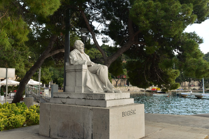 Bogosic's statue Cavtat / CROATIA 