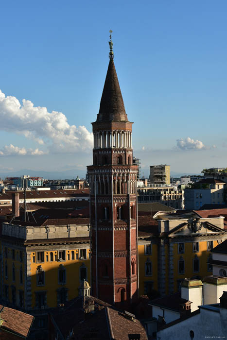 glise Saint Gottardo in Corte Milan / Italie 