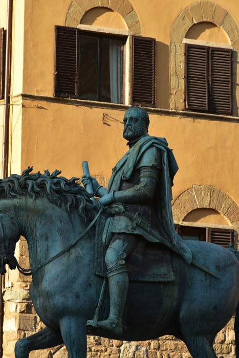 Cosmo Medici Horseman Statue Firenze / Italia 