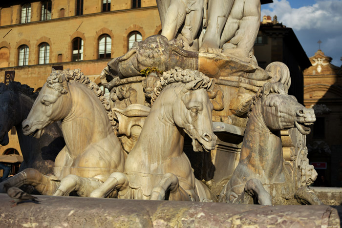 Nettuno's Fountain Firenze / Italia 