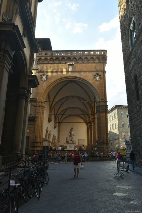 Loggia dei Lanzi Firenze / Italië 